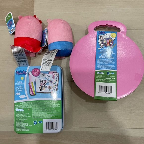 NWT Peppa Pig Kids Toy/Art Bundle. Peppa and George Plush. - Picture 6 of 6